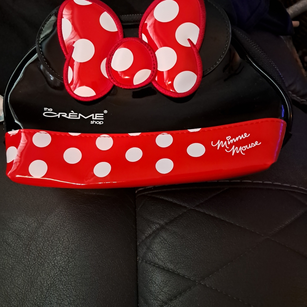 Disney Minnie Mouse Makeup Bag - Red and Black